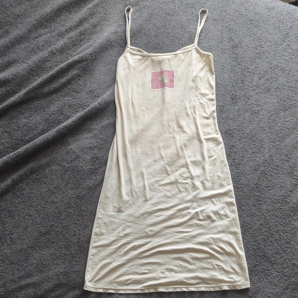 Cream Calvin Klein Nightdress